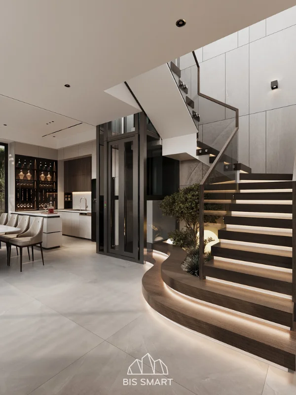 Thiết kế nội thất căn nhà hiện đại Hải Phòng